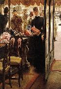 James Tissot The Shop Girl oil painting artist